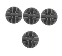 Milisten 4pcs Slow Feeder Dog Bowl Insert Soft Pet Food Bowl for Puppies Digestion Easy to Clean for Wet Dry Food Grey
