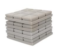 Milisten 4pcs Soundproofing Panels Foam Sound Absorption Material Anti-flame Sound Isolation for Home Entertainment Theatres and Office Noise Dampening