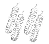 Milisten 4Pcs Squirrel Feeder Corn Holder Hanging Wildlife Food Basket for Backyard Birds Parrots Finch Canaries Outdoor Natural Feeding