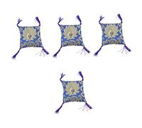 Milisten 4pcs Supple Sound Bowl Cushion Buddha Accessory Mat Nepal Design for Meditation Gong Bowl