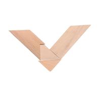 Milisten 4pcs T Shape Wooden Brain Teaser for Boys and Girls and Adults Educational STEM Montessori Toy Geometric Design for Mind Games and Problem Solving