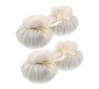 Milisten 4pcs Thai Herbal Moxa Massage Balls Set with White Metal Case, Muscle Relaxation Herbal Massage Heads for Spa Relief and Deep Tissue Therapy at Home