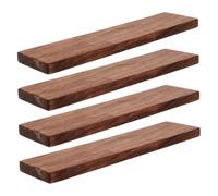 Milisten 4PCS Thick Walnut Hardwood Planks Unfinished Wood Blocks for DIY Engraving and Whittling Projects Suitable for Woodworking Crafts