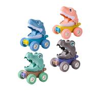 Milisten 4pcs Toy Car Inertia Dinosaur Toys for Boys and Girls No Battery Required Fun and Safe for Boys