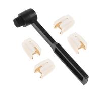 Milisten 4pcs Turntable Record Player Needle Replacement with Aluminum Shaft and Brush Stylus for Vinyl Phono Cartridge High Fidelity Sound for Vintage and Modern Systems