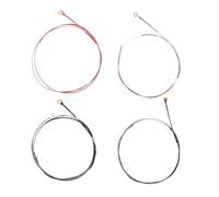 Milisten 4pcs Violin String Accessories Set Replacement Strings for Violins Diy Assembly Musical Instrument Repair Parts