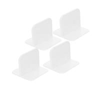 Milisten 4pcs White Plastic Playpen Stabilizer Accessories for Reinforcing and Securing Playpen the Ground, Non-Slip Support Feet for Baby Play Areas