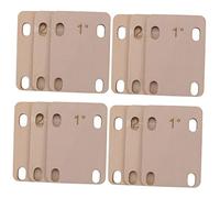 Milisten 4sets Guitar Parts Guitar Neck Shims Wooden Bass Neck Wood Shims 3pcs*4