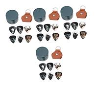 Milisten 4sets Professional Guitar Plectrum Replacement Celluloid Material Guitar Picks for Ukulele Folk