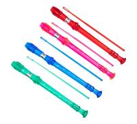 Milisten 4Sets Resin Clarinet Beginner Musical Instruments Lightweight for Classroom Music Teaching Practice with Rich Sound in Red Blue Pink Green