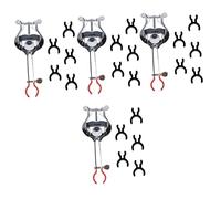 Milisten 4sets Sturdy Music Score Clip Holder for Trumpet Portable Clamp Music Note Holder Lightweight Wear-resistant Design for Practical Use Marching Band Essential Trumpet Supplies
