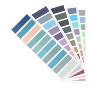 Milisten 5 Books Sticky Page Markers Index Tabs Pet Material Soft Texture Design for Beginners Who Have Just Learned to Read