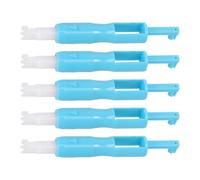 Milisten 5 Pcs Automatic Needle Threader Device for Sewing Machines and Needles, Dual Function Threading Assistance with Plastic and Metal Construction, for Household Sewing and Needlework