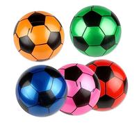 Milisten 5 Pcs Inflatable Ball Set Pvc Soccer Balls for Boys and Girls Bouncy Mini Football Inflatables Soft Footballs Party Supplies