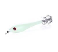 Milisten 5 Pcs Night Glowing Squid Hooks Luminous Lures Small Fish Shape Deep Sea Fishing Baits with Corrosion Resistant High Strength Hooks for Saltwater Freshwater Squid Octopus