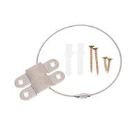 Milisten 5 Set Furniture Anchors for Safety Proofing Straps to Prevent Tipping Accidents for Bookshelves Dressers and Tv Units Easy Installation