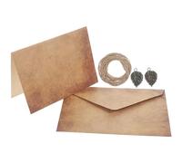 Milisten 5 Sets Greeting Envelopes Invitation Card Envelopes A5 Kraft Paper Simple Style Wear Resistant Prevents Contents from Being Seen Can Be Put in Handbag Celebration
