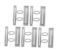Milisten 5 Sets Guitar Fingerboard Protector Pads for Fret Maintenance and Polishing Metal Fretboard Shield with Elastic Bands Precision Luthier Sanding Blocks for Electric and Acoustic
