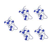Milisten 5 Strings Pool Safety Rope with Floating Buoys Durable Polyethylene Divider for Swimming Pools and Hazardous Area Sectioning Easy to Install for Water Zone Separation