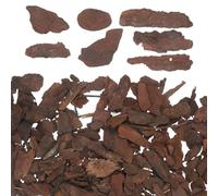 Milisten 50g DIY Sand Table Bark Model Material Natural Textured Landscape Building Kit for Miniature Scenery Creation