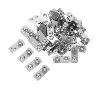 Milisten 50PCS Aaa Battery Spring Contact Plates Precision Metal Negative to Positive Conversion Springs for Stable Power Transmission Self Adjusting Battery Connectors for Remote Controls