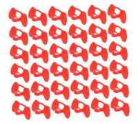 Milisten 50pcs Chicken Eye Peepers Rooster Pecking Goggles for Poultry Durable Plastic to Reduce Pecking and Fighting Compatible with Various Breeds Farming