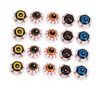 Milisten 50Pcs Fake Eyeballs Props for Halloween Party Decorations Scary Plastic Eyeballs for Haunted Houses and Horror Themed Events and Safe