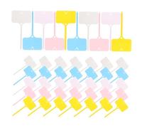 Milisten 50pcs Garden Plant Labels Multi Color Plastic Plant Markers for Flower Shops and Horticulture Handwritten Price Tag Signs for Seedlings Vegetables Herbs and Succulents