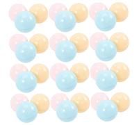 Milisten 50Pcs Round Pit Balls for Safe Crush Resistant Play Balls for Ocean Tent Pool and Amusement Park Fun for Summer Activities Random Color
