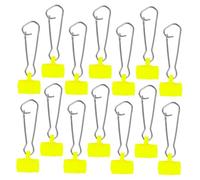 Milisten 50Pcs Stainless Steel Fishing Snaps Durable Lock Snaps for Carp Fishing Versatile Clips High Velocity Rotation Connectors