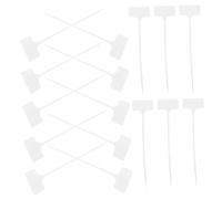 Milisten 50pcs T Shape Plant Markers Durable Plastic Garden Labels for Vegetables Flowers Fruit Trees Potted Plants Easy Insert for Home Gardening