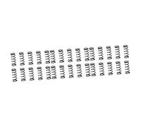 Milisten 51pcs Bass Electric Guitar Spring Tension Spring Pickup Adjust Height Straight Bridge Pull String String Code Saddle