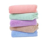 Milisten 5pcs Absorbent Towels for Small Pets Soft Hamster Bathrobes Cozy Bedding Mats in Light Colors Daily Bathing and Winter Comfort