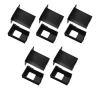 Milisten 5pcs Active Guitar Battery Box Plastic Pickup Battery Holder Case for Bass Guitar Accessories for Pickup Case Storage and Replacement