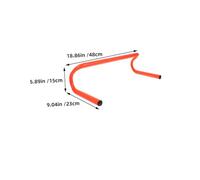 Milisten 5pcs Agility Hurdles Mini Track Hurdles for Coordination Training Lightweight Portable Speed Equipment for Preschool Indoor Outdoor PE and Sports Activities