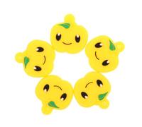 Milisten 5pcs Apple Shape Tennis Racket Dampener Silicone Shock Absorbers for Vibration Reduction Enhanced Control Easy Installation Soft Dampeners for All Players Outdoor Training