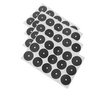 Milisten 5Pcs Black Round Dot Marker Stickers for Pool Table Cloth Repair, Snooker Billiards Practice Accessories, Ball Position Locator Spots for Uk Pool Tables