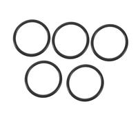 Milisten 5pcs Black Rubber O-rings for Tibetan Singing Bowls, Meditation Sound Bowl Protective Cushions, Sturdy Silicone Gasket for Enhanced Acoustic Stability