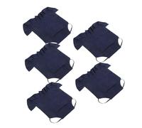 Milisten 5pcs Chicken Saddle Aprons for Hens Back Protector Clothes with Fixing Points Full Coverage Wind and Sun Shield Poultry Accessories for Injury Prevention and Comfort