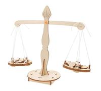 Milisten 5pcs DIY Balance Scale Kit for Science Learning Handmade Stem Experiment Model with Easy Guide Educational Physics and Math Playset for Elementary Students