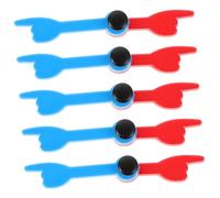 Milisten 5pcs DIY Clock Pointers for Educational Plastic Hour and Hands for Childrens Learning Clocks Safe Material for Home and School Teaching