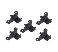 Milisten 5Pcs Durable Pump Mount Fixing Clip Retaining Bracket for Bike Lightweight Silicone Wrap Band Holder Easy Installation for Bicycle Types Black