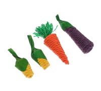 Milisten 5Pcs Hamster Chew Molar Sticks for Hamsters Chinchillas Rabbits Durable Safe Chewing Props Fun Health Plaything for Pets