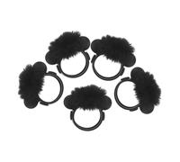 Milisten 5Pcs Magnetic Lavalier Microphone Furry Windscreens Windproof Noise Reduction Covers for Outdoor Indoor Use Lightweight Protective Mic Cover for Clear Audio