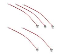 Milisten 5pcs Mini Electret Condenser Microphone Elements with Lead Wire High Sensitivity Clear Stereo Sound Advanced Noise Filtering Compact Design for Professional Recording and Live