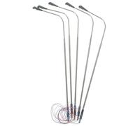 Milisten 5pcs Miniature Street Lamps Scale White Light Simulation Lamp Models for Dollhouse Micro Landscape Sand Table Decor Easy Installation