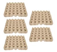 Milisten 5pcs Paper Mache Egg Tray Egg Cartons Paper Pulp for DIY Crafts and Storage
