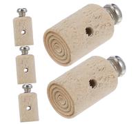 Milisten 5pcs Piano Damper Buttons: Soundboard Button Replacement Parts For Upright Piano Maintenance And Tuning Musical Instrument Accessories