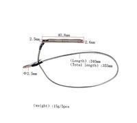 Milisten 5pcs Piezo Transducer Pickup Rod Set for 3-string Cigar Box and Acoustic Guitars Musical Instrument Accessories for Guitar Sound Enhancement