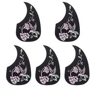 Milisten 5pcs Plastic Pickguard for Acoustic Guitar Hummingbird Guitar Pickguard Protecting Plate against Scratching Fits Scenarios like Practice Performance